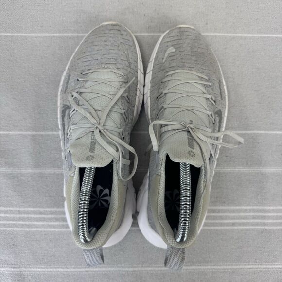 Women’s Nike Free Run RN 5.0 Road Running Shoes Pure Platinum Metallic Silver 8 - Picture 4 of 16